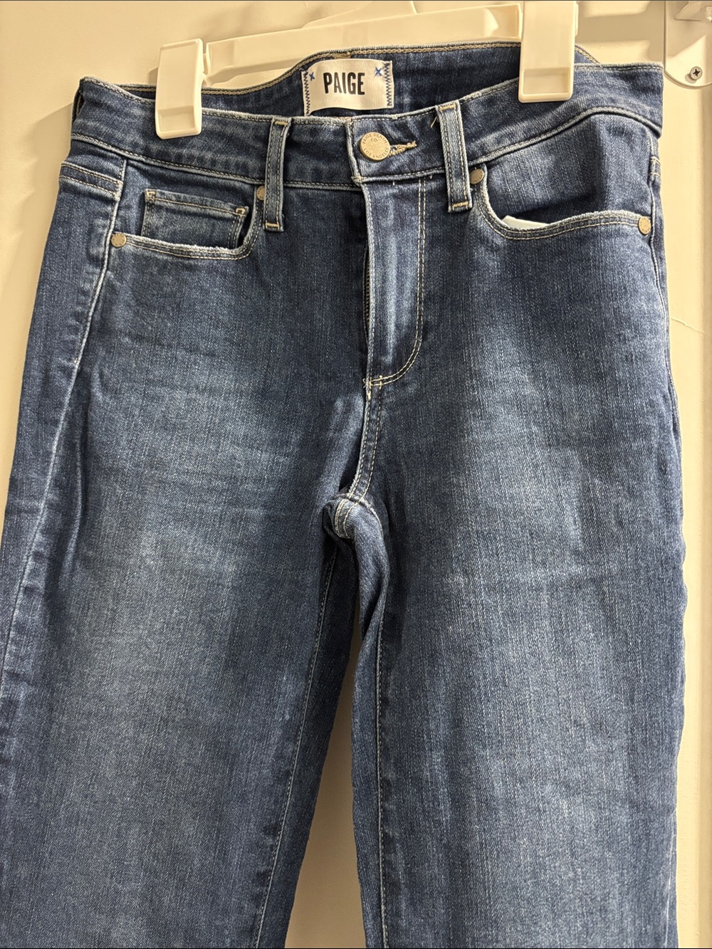 PAIGE High-Rise Blue Wash Women's Jeans